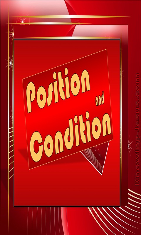 Position and Condition (devotional)12-16 (gold)